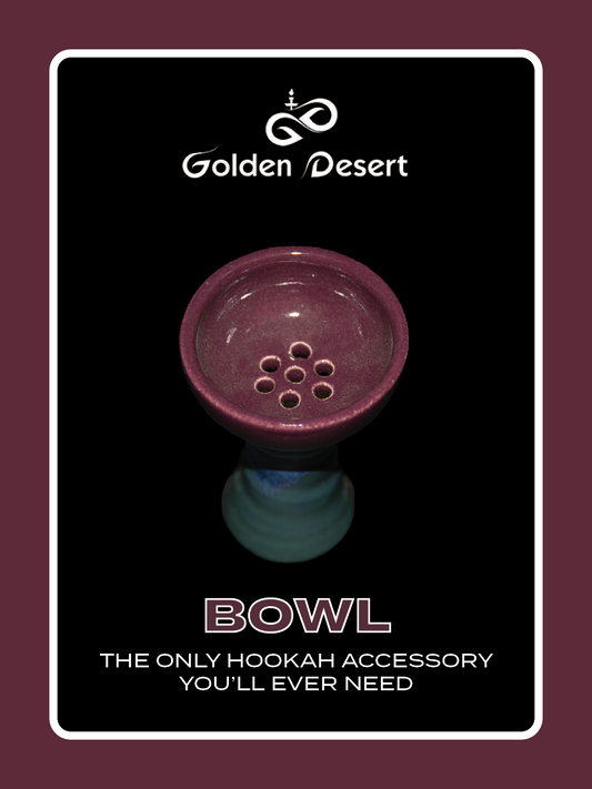 Golden Desert Hookah Bowl