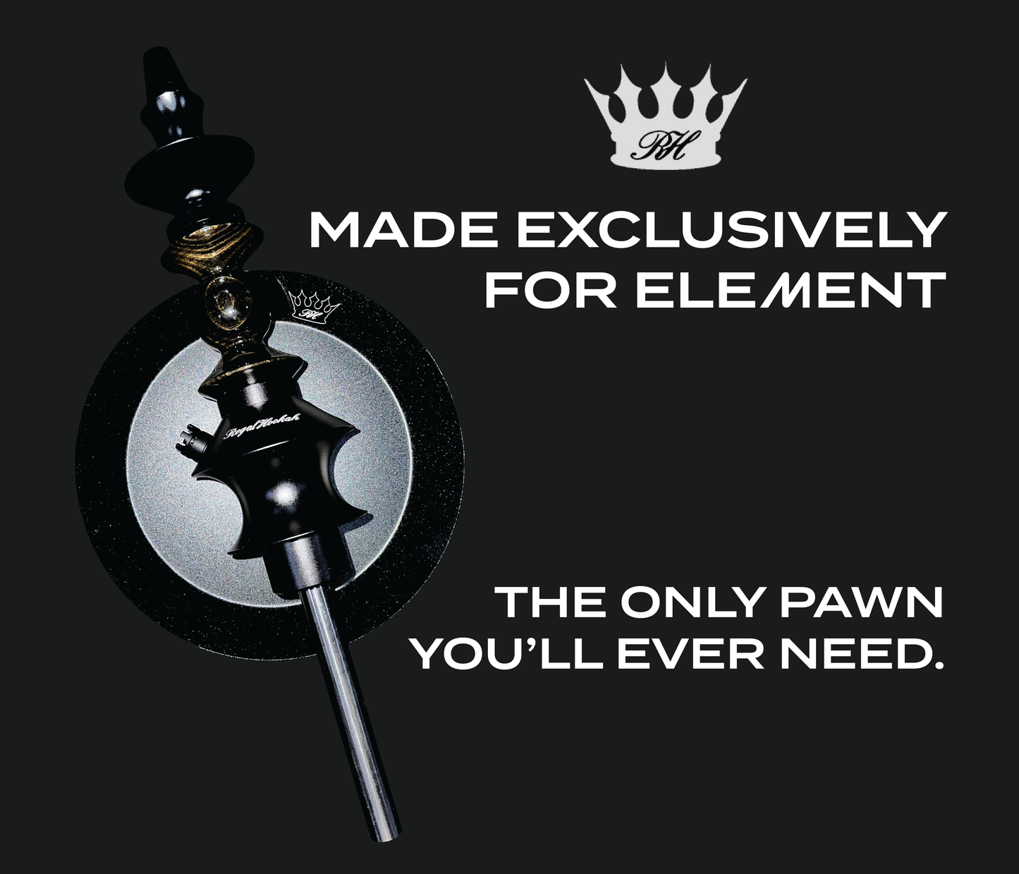 Regal Hookah Pawn and Tray Set