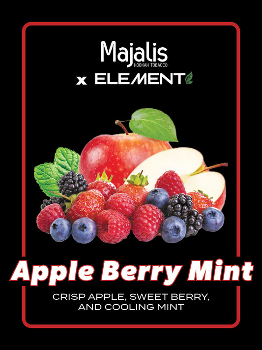 Majalis x Element Black Series Apple Berry Mint Tobacco